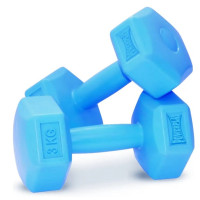 Гантели композитные PowerPlay 4124 Hercules 2*3 кг Синие 2 шт (PP_4124_3kg_2in)