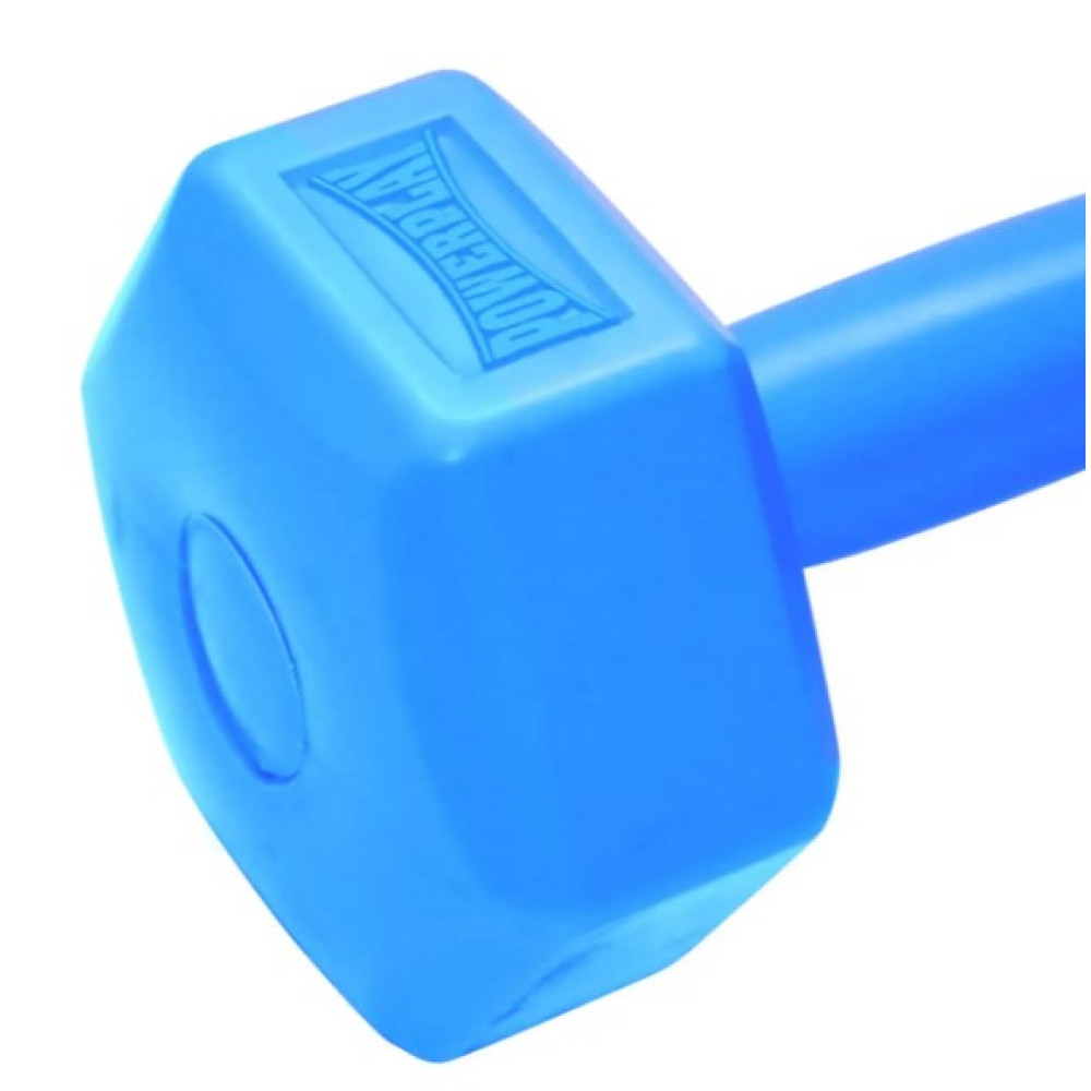 Гантелі композитні PowerPlay 4124 Hercules 2*3 кг Сині 2 шт (PP_4124_3kg_2in)