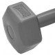 Гантель композитна PowerPlay 4124 Hercules 4 кг, Сіра 1 шт (PP_4124_4kg)