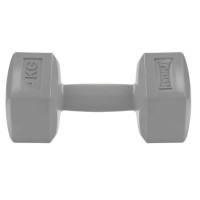 Гантель композитна PowerPlay 4124 Hercules 4 кг, Сіра 1 шт (PP_4124_4kg)
