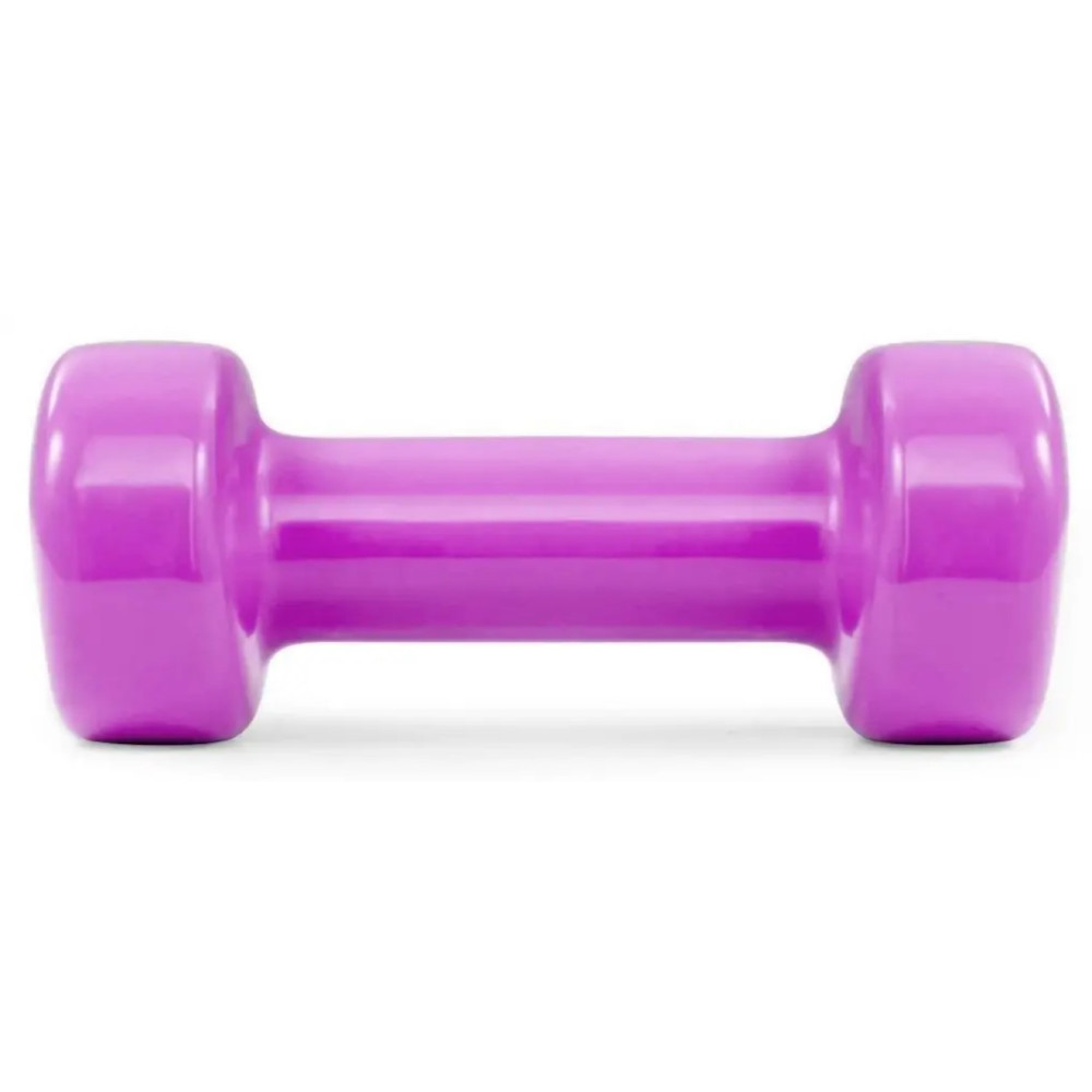 Гантелі вінілові PowerPlay 4125 Achilles 2*0,5 кг Рожеві 2 шт (PP_4125_0.5kg_2in)