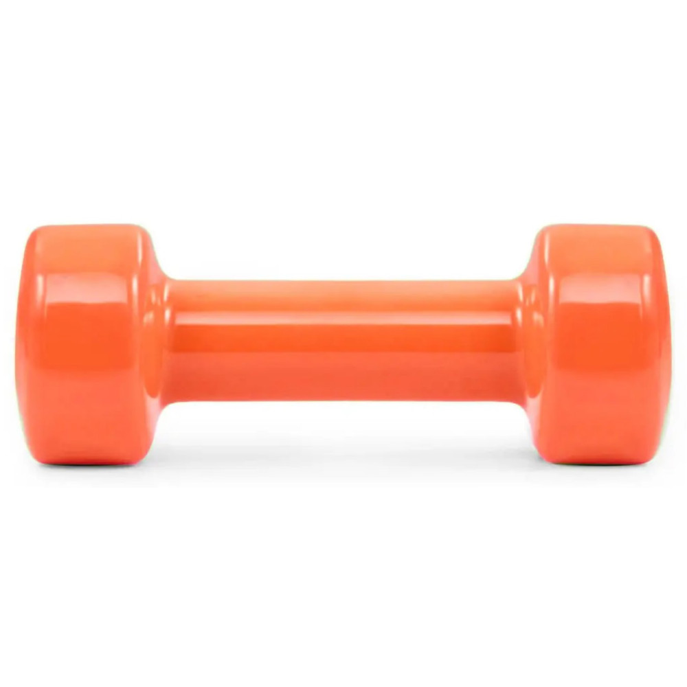 Гантель виниловая PowerPlay 4125 Achilles 1 кг Оранжевая 1 шт (PP_4125_1kg)