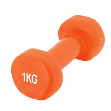 Гантель виниловая PowerPlay 4125 Achilles 1 кг Оранжевая 1 шт (PP_4125_1kg)