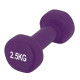 Гантель виниловая PowerPlay 4125 Achilles 2.5 кг Фиолетовый 1 шт (PP_4125_2.5kg)