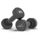 Гантелі вінілові PowerPlay 4125 Achilles 2*2 кг Чорні 2 шт (PP_4125_2kg_2in)