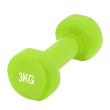 Гантель виниловая PowerPlay 4125 Achilles 3 кг Зеленый 1 шт (PP_4125_3kg)