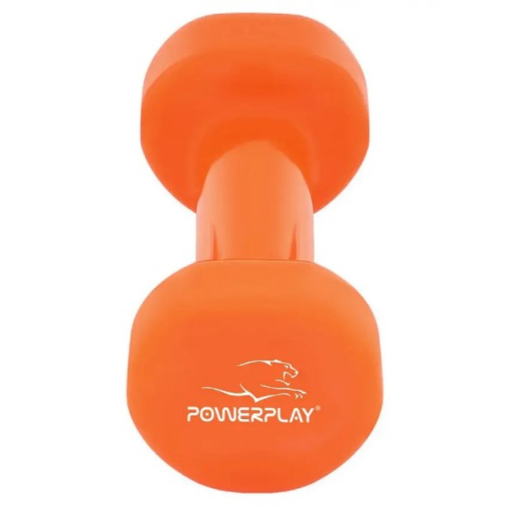 Гантель виниловая PowerPlay 4125 Achilles 4 кг Оранжевая 1 шт (PP_4125_4kg)