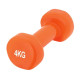 Гантель виниловая PowerPlay 4125 Achilles 4 кг Оранжевая 1 шт (PP_4125_4kg)