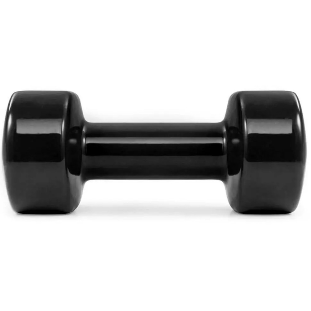 Гантель вінілова PowerPlay 4125 Achilles 5 кг Чорна 1 шт (PP_4125_5kg)