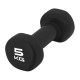 Гантель вінілова PowerPlay 4125 Achilles 5 кг Чорна 1 шт (PP_4125_5kg)
