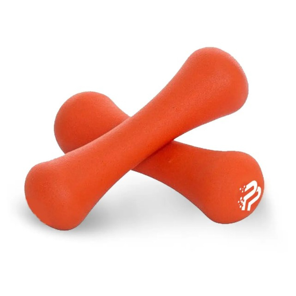 Гантель неопренова PowerPlay 4126 Spartacus 2*1.5 кг Помаранчеві 2 шт (PP_4126_1.5kg_2in)