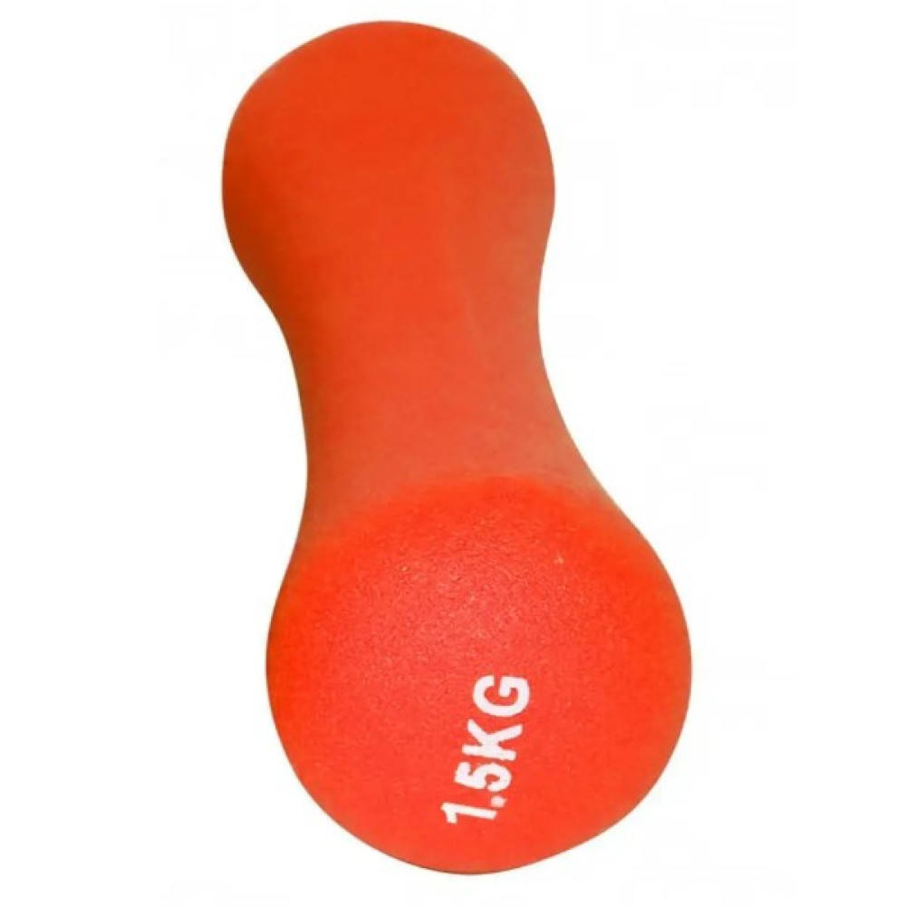 Гантель неопренова PowerPlay 4126 Spartacus 2*1.5 кг Помаранчеві 2 шт (PP_4126_1.5kg_2in)