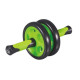 Колесо для преса подвійне PowerPlay 4327 Dual-Core Ab Wheel Чорно-зелене (PP_4327_Black/Green)