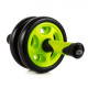 Колесо для преса подвійне PowerPlay 4327 Dual-Core Ab Wheel Чорно-зелене (PP_4327_Black/Green)