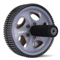 Колесо для пресса PowerPlay PP-4345 Exercise Wheel (d16.5cm) Серое (PP_4345)
