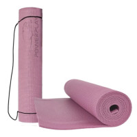 Килимок для йоги та фітнесу PowerPlay 4010 PVC Yoga Mat Рожевий (173x61x0.6) (PP_4010_Rose_(173*0,6))