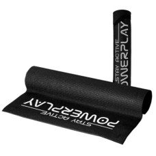 Килимок для йоги та фітнесу PowerPlay 4010 PVC Yoga Mat Чорний (173x61x0.6) (PP_4010_Black_(173*0,6))