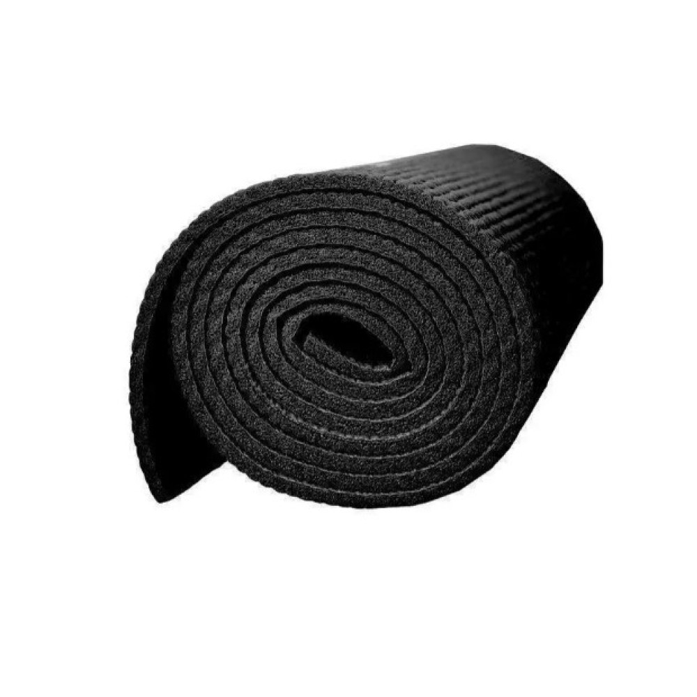 Килимок для йоги та фітнесу PowerPlay 4010 PVC Yoga Mat Чорний (173x61x0.6) (PP_4010_Black_(173*0,6))