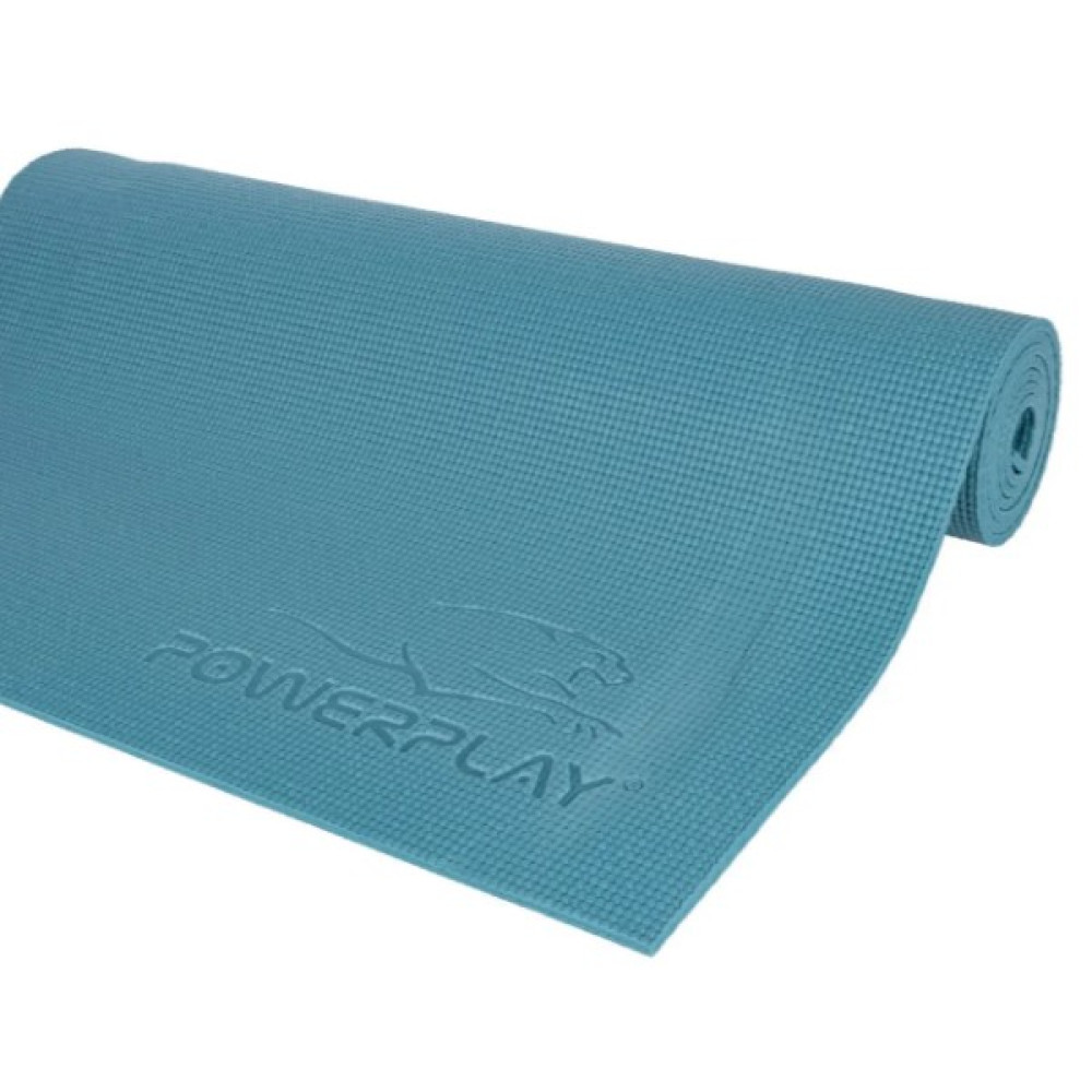 Килимок для йоги та фітнесу PowerPlay 4010 PVC Yoga Mat Зелений (173x61x0.6) (PP_4010_Green_(173*0,6))