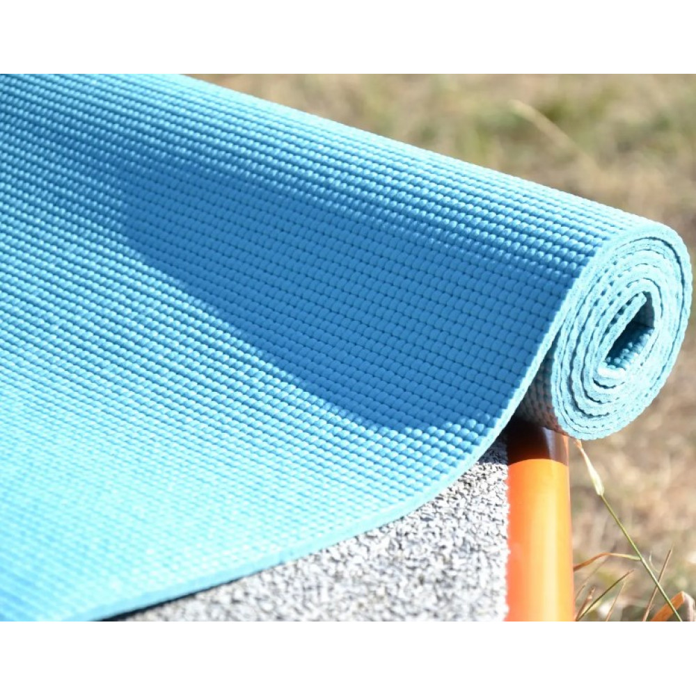 Килимок для йоги та фітнесу PowerPlay 4010 PVC Yoga Mat Зелений (173x61x0.6) (PP_4010_Green_(173*0,6))
