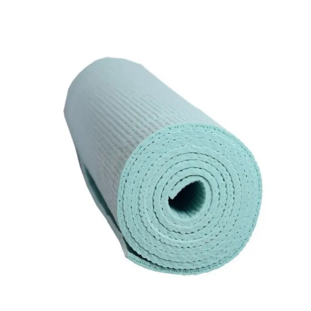 Килимок для йоги та фітнесу PowerPlay 4010 PVC Yoga Mat М'ятний (173x61x0.6) (PP_4010_Mint_(173*0,6))
