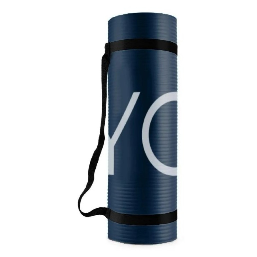 Килимок для йоги та фітнесу PowerPlay 4151 NBR Performance Mat Синій (183x61x1.2) (PP_4151_Blue_1.2cm)