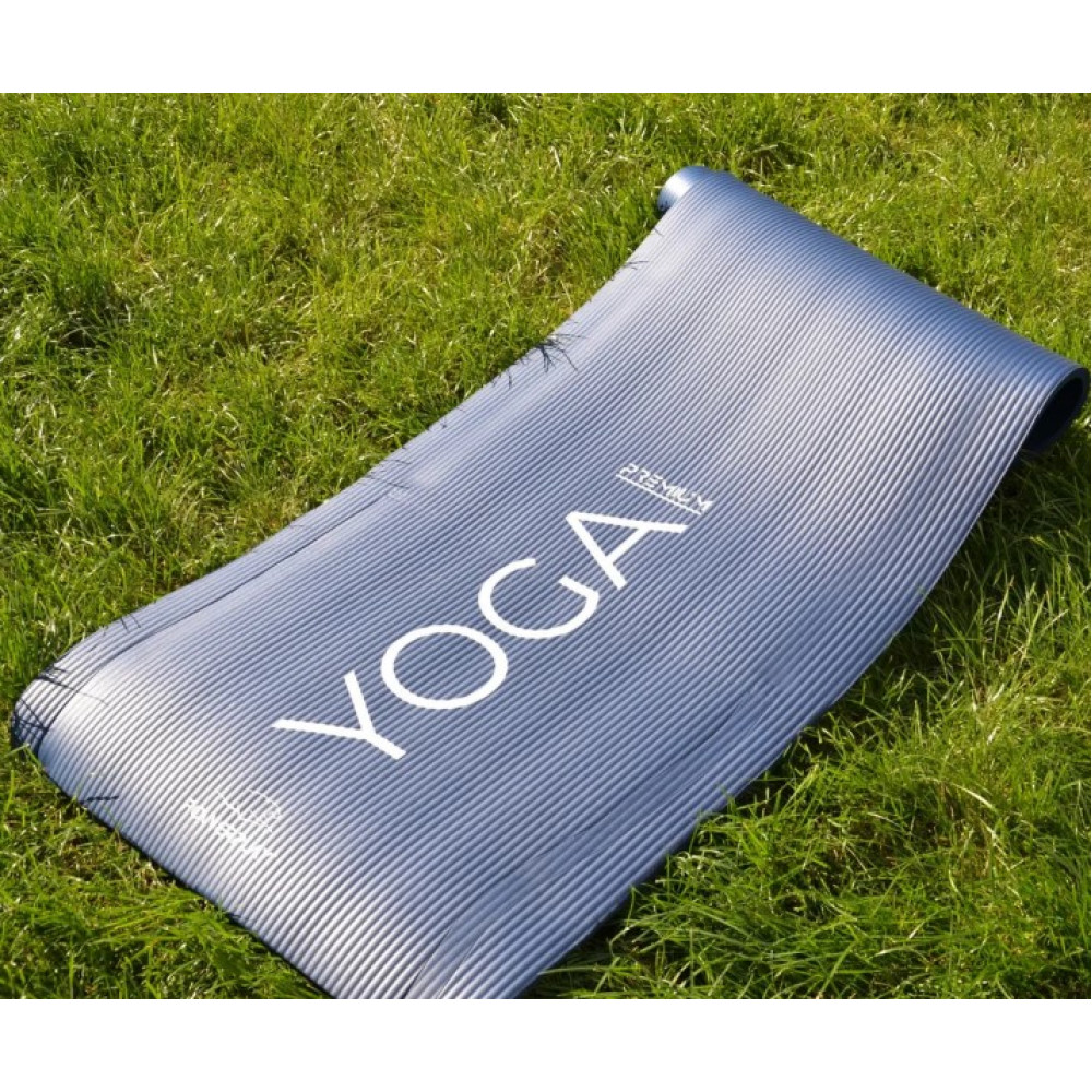 Килимок для йоги та фітнесу PowerPlay 4151 NBR Performance Mat Синій (183x61x1.2) (PP_4151_Blue_1.2cm)