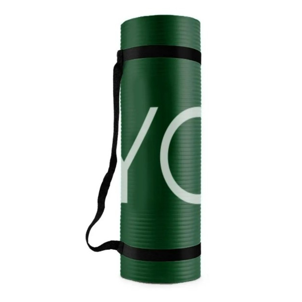 Килимок для йоги та фітнесу PowerPlay 4151 NBR Performance Mat Зелений (183x61x1.5) (PP_4151_Green)