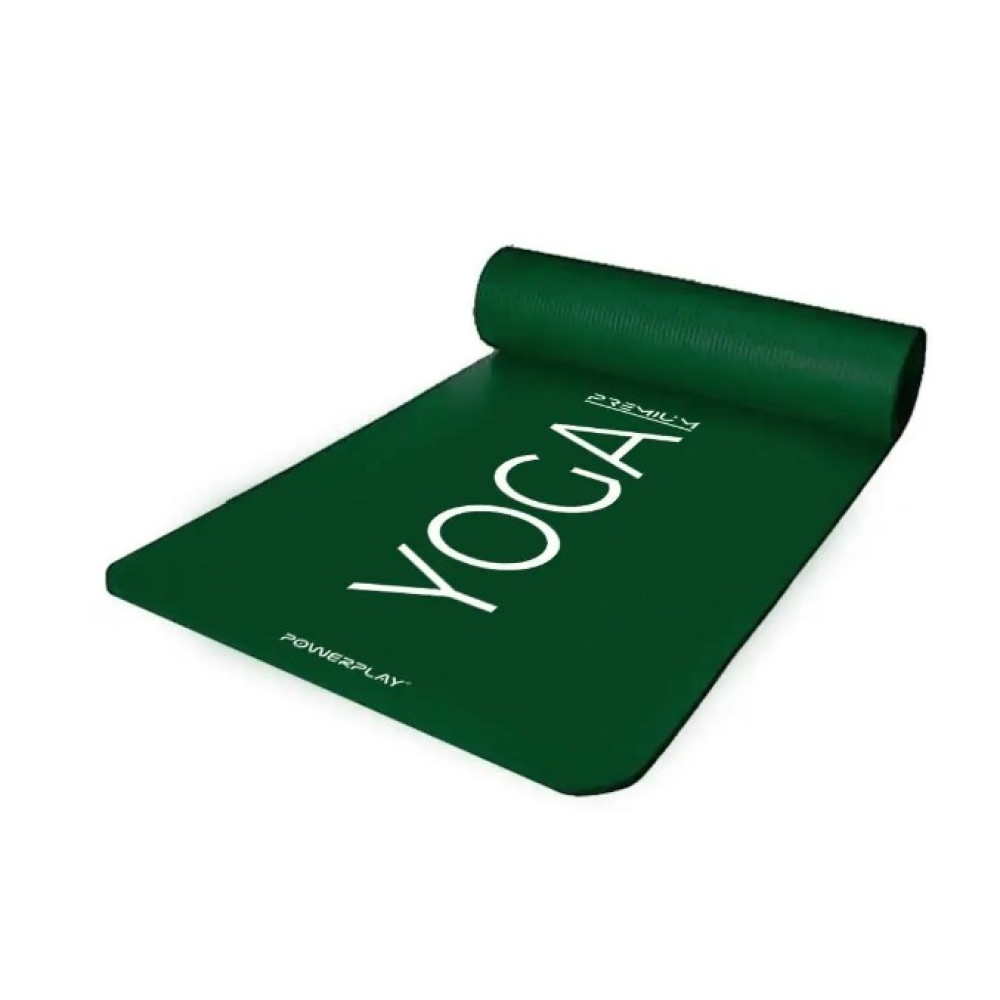 Килимок для йоги та фітнесу PowerPlay 4151 NBR Performance Mat Зелений (183x61x1.5) (PP_4151_Green)