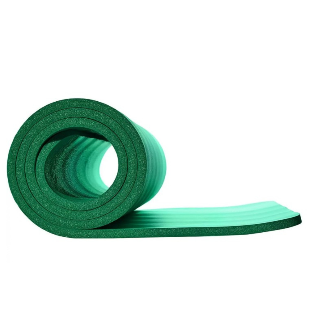 Килимок для йоги та фітнесу PowerPlay 4151 NBR Performance Mat Зелений (183x61x1.5) (PP_4151_Green)
