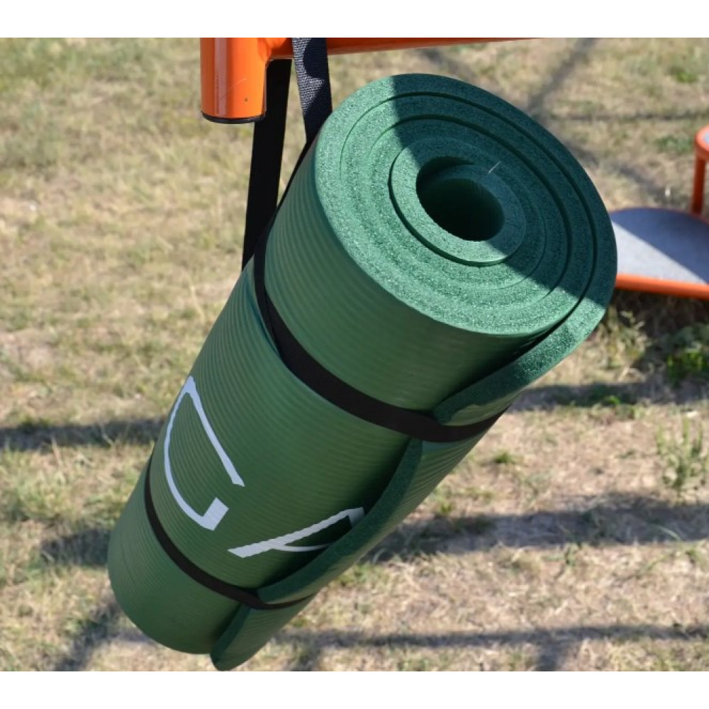 Килимок для йоги та фітнесу PowerPlay 4151 NBR Performance Mat Зелений (183x61x1.5) (PP_4151_Green)