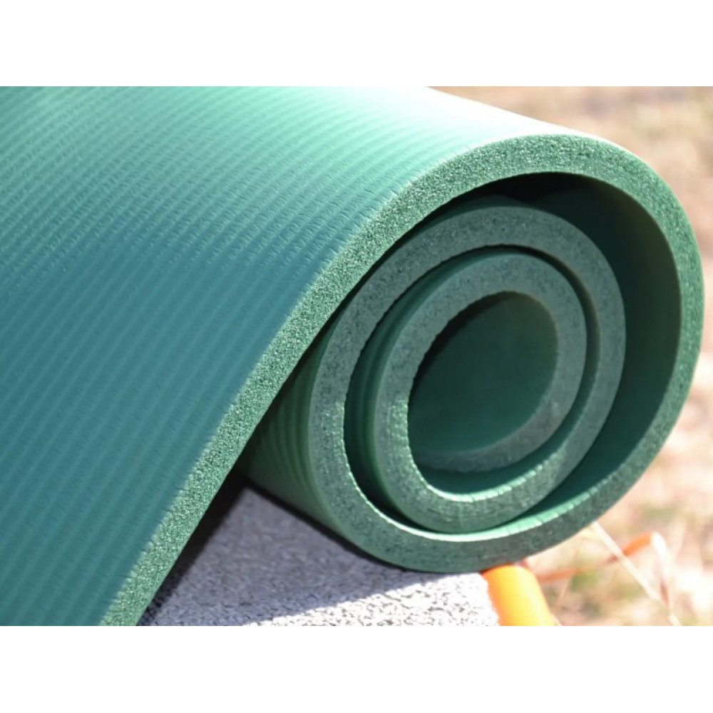 Килимок для йоги та фітнесу PowerPlay 4151 NBR Performance Mat Зелений (183x61x1.5) (PP_4151_Green)