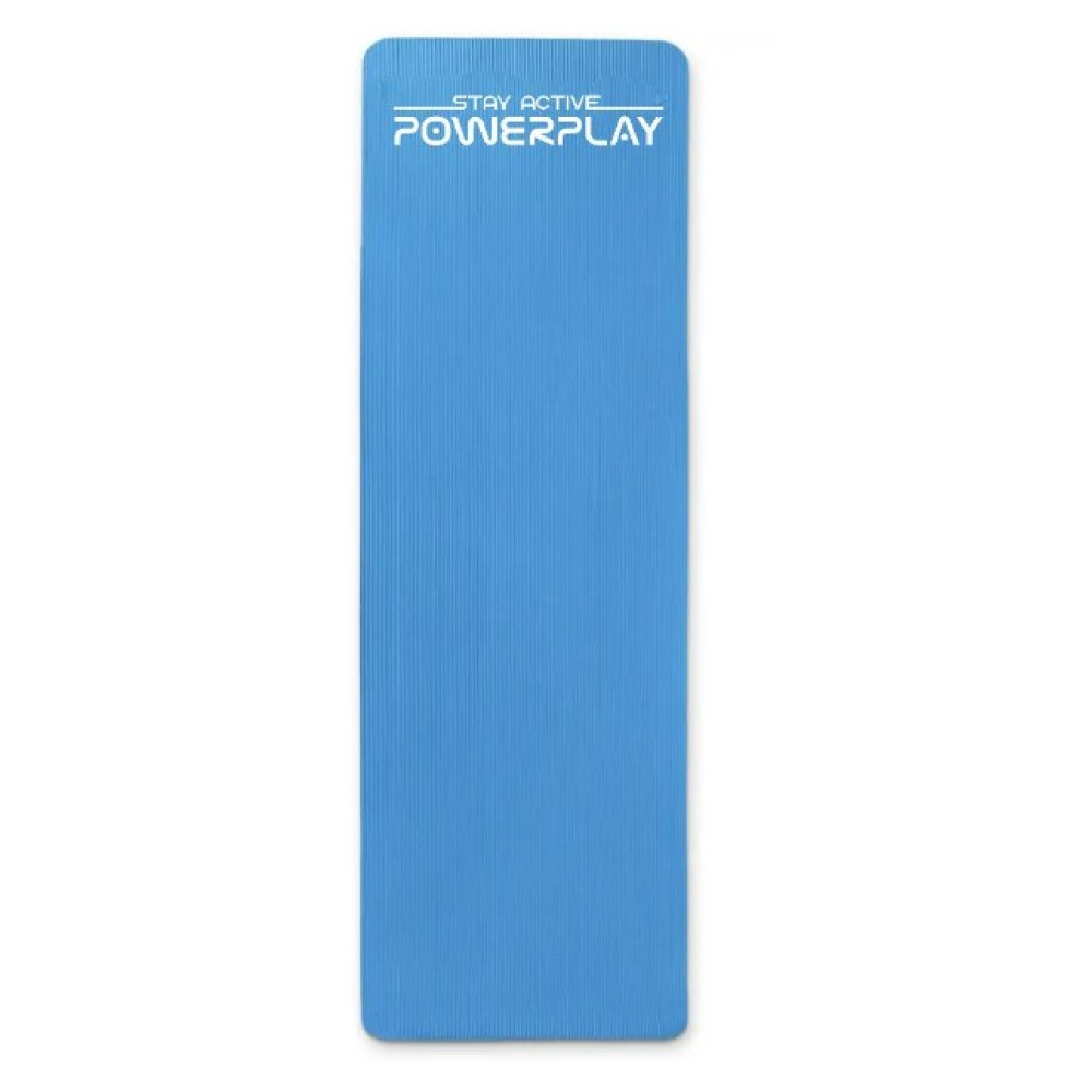 Килимок для йоги та фітнесу PowerPlay 4152 NBR Performance Mat Синій (183x61x1) (PP_4152_Blue)