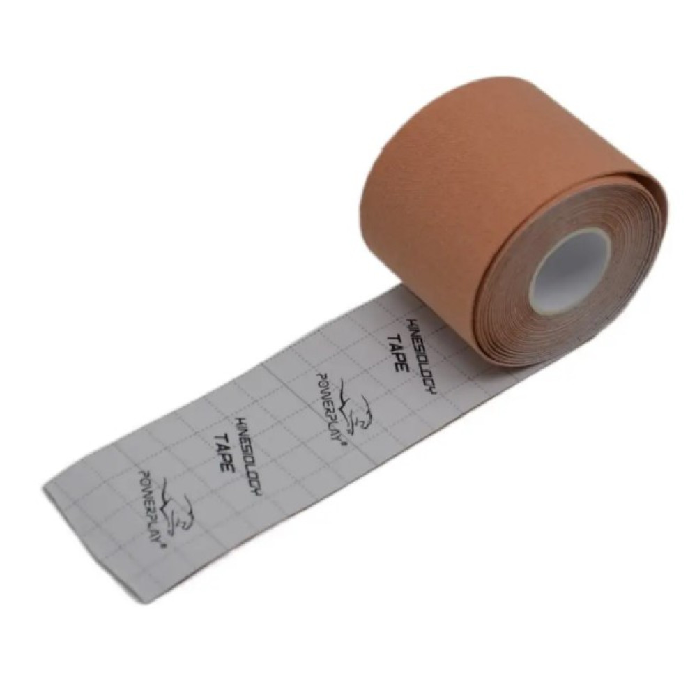 Кінезіологічний тейп PowerPlay 4315 Бежевий 5 cм x 5 м (PP_4315_Beige)