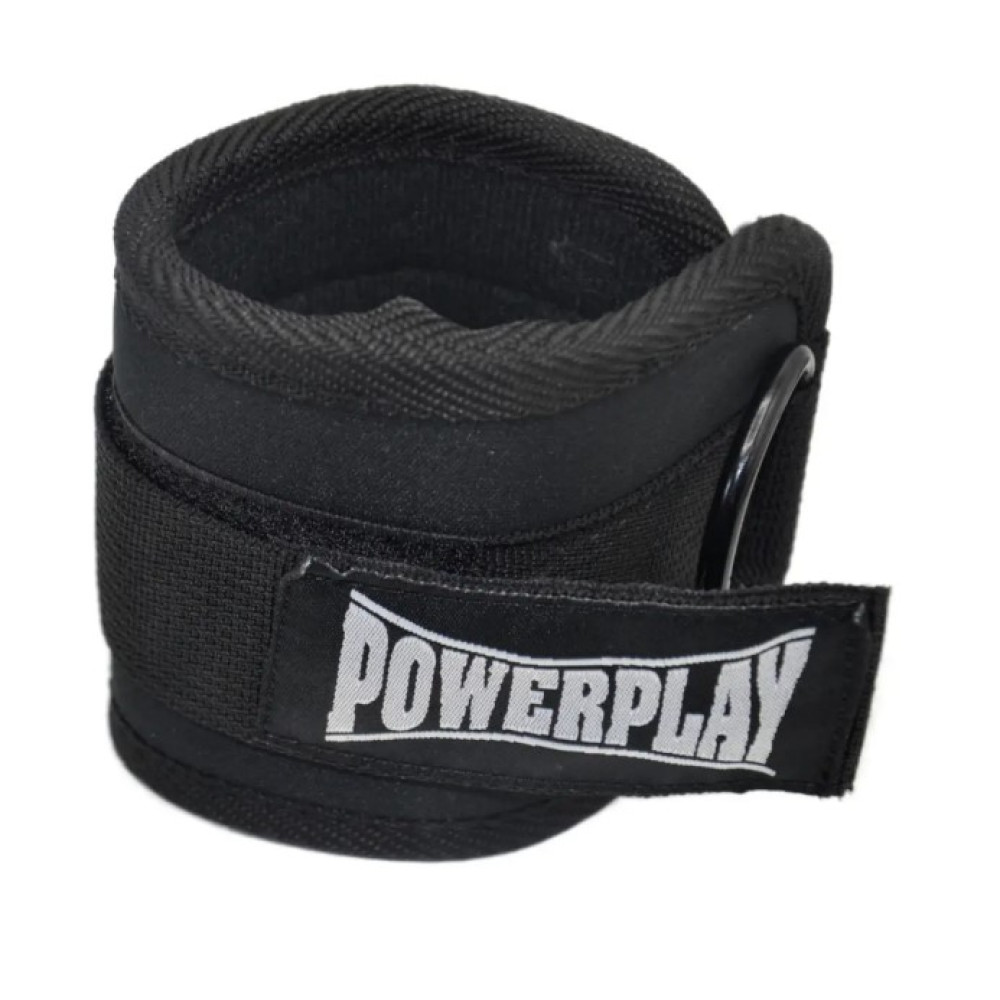 Манжета для тяги PowerPlay 4334 Ankle Strap Чорна (PP_4334_Black)