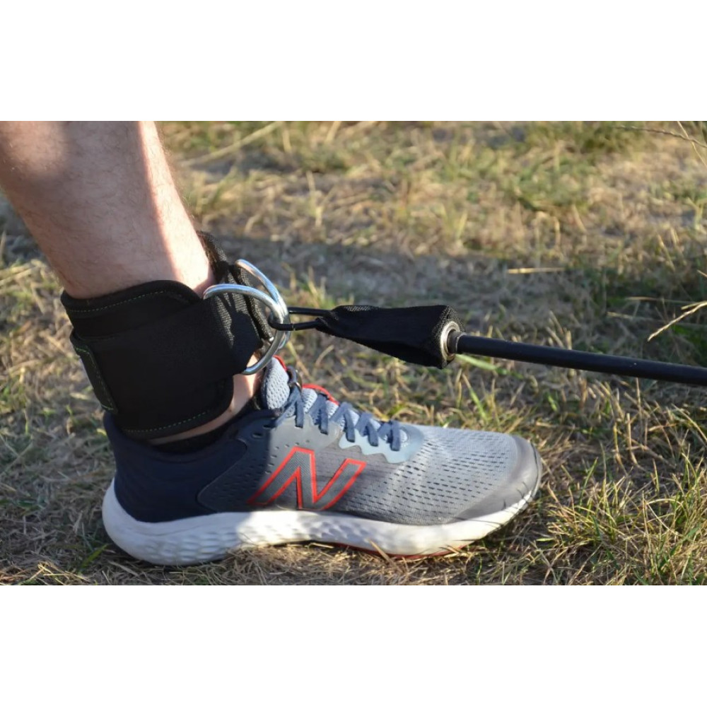 Манжета для тяги PowerPlay 4334 Ankle Strap Чорна (PP_4334_Black)