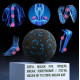 Масажний м'яч PowerPlay PP-4351 Epp Massage Ball (d10) Чорно/Синій (PP-4351_Blue_d10)