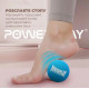 Массажный силиконовый мяч PowerPlay PP-4354 Silicone Lacrosse Ball (6.5 см) Синий (PP-4354_Blue)