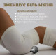Масажний силіконовий подвійний м'яч PowerPlay PP-4355 Silicone Lacrosse Peanut Ball (6.4*12.7 см) Чорний (PP-4355_Black)