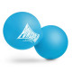 Масажний силіконовий подвійний м'яч PowerPlay PP-4355 Silicone Lacrosse Peanut Ball (6.4*12.7 см Синій (PP-4355_Blue)