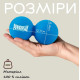 Масажний силіконовий подвійний м'яч PowerPlay PP-4355 Silicone Lacrosse Peanut Ball (6.4*12.7 см Синій (PP-4355_Blue)