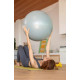 М'яч для фітнесу (фітбол) PowerPlay 4001 Ø65 cm Gymball Сірий + помпа (PP_4001_65_Grey)