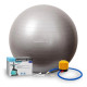 М'яч для фітнесу (фітбол) PowerPlay 4001 Ø65 cm Gymball Сірий + помпа (PP_4001_65_Grey)