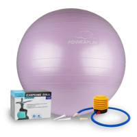 М'яч для фітнесу (фітбол) PowerPlay 4001 Ø65 cm Gymball Ліловий + помпа (PP_4001_65_Lilac)