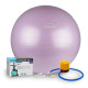 М'яч для фітнесу (фітбол) PowerPlay 4001 Ø65 cm Gymball Ліловий + помпа (PP_4001_65_Lilac)