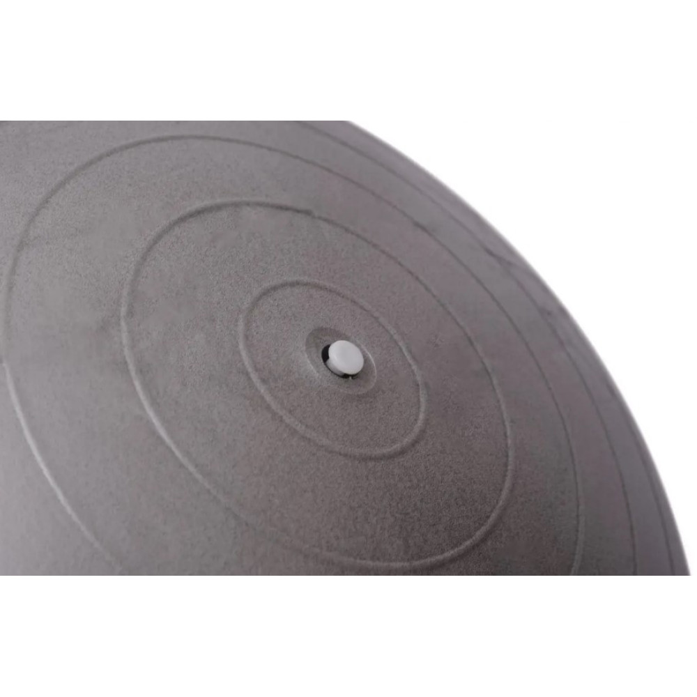 М'яч для фітнесу (фітбол) PowerPlay 4001 Ø75 cm Gymball Сріблястий + помпа (PP_4001_75_Silver)