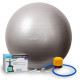 М'яч для фітнесу (фітбол) PowerPlay 4001 Ø75 cm Gymball Сріблястий + помпа (PP_4001_75_Silver)