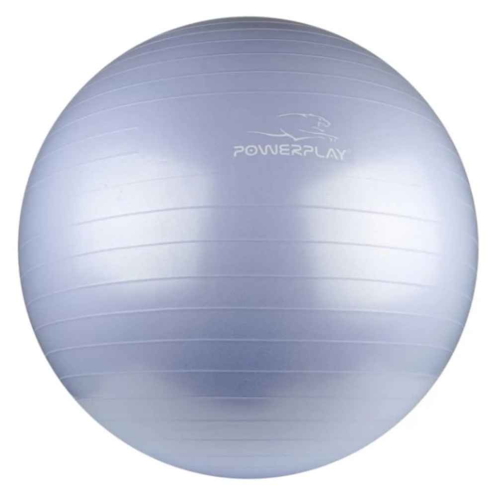 М'яч для фітнесу (фітбол) PowerPlay 4001 Ø75 cm Gymball Sky Blue + помпа (PP_4001_75_Sky_Blue)