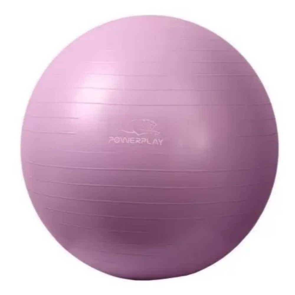 М'яч для фітнесу (фітбол) PowerPlay 4001 Ø75 cm Gymball Фіолетовий + помпа (PP_4001_75_Voilet)