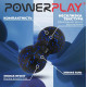 Масажний м'яч подвійний PowerPlay PP-4352 Epp foam peanut ball (d8*16 см) Чорно/Синій (PP_4352_Blue_8*16)